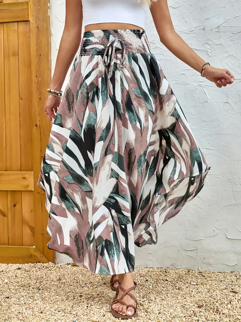 FLORÉVA™ – Jupe Bohème Fleurie