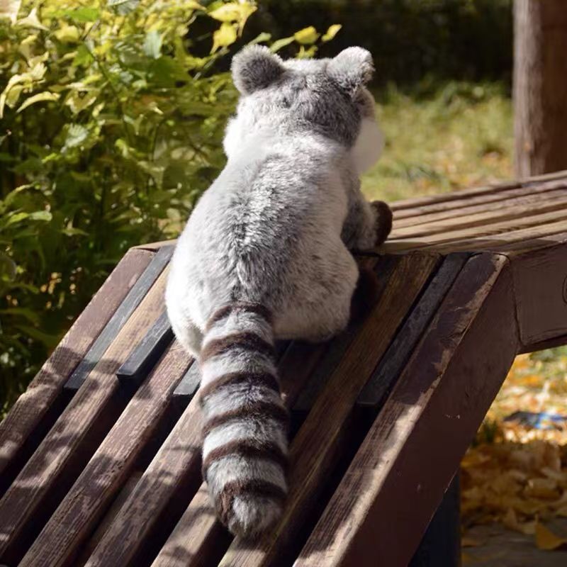 RACCOLIA™ – Peluche Raton Laveur Ultra Douce